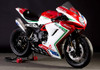 <p><strong><span style="font-size: x-large;">Performance and quality at the highest level</span></strong></p> <p><span style="font-size: medium;"><em><strong>The Termignoni WSS Official Force Full Racing system for the MV Agusta F3 (13-16) is a limited edition race system, handcrafted by Davide Prearo, head of the Reparto Corse (racing department).</strong></em></span></p> <p>A crucial point in our design is sound, at Termignoni we want you to feel the soul of the engine and pipe diameters and materials play a critical role in the quality and practicality of each and every exhaust system we build. Generally speaking, larger pipe diameters will result in better horsepower output performance at high rpm range. However, this isn&rsquo;t to say that larger diameters equate better high-end performance; when the diameter size is too large, exhaust gases will not be able to fill up the holding space of the exhaust pipe and the exhaust gases will create turbulence and exhaust outflow issues, which will negatively affect performance. Exhaust pipes with smaller diameter sizes are perfect for torque output under low revs. When the bike is operating under mid to low rpm range, exhaust gases can be released quickly, but under high rpm, large volumes of exhaust gases will be blocked inside the exhaust system and subsequently increase the exhaust temperature.</p> <p>Termignoni designs and customizes every exhaust pipe with precision and utmost care based on their original fittings, with the goal to greatly increase horsepower and torque performance through an optimal diameter ratio. The R &amp; D department at Termignoni designs and creates the racing capabilities for the MotoGP, Moto2 and WSBK translating these competencies to all its aftermarket systems, this means that the knowledge and improvements acquired for racing strategies are also transferred on systems intended to end users.</p> <p><em><strong>See Product Details tab for more information...</strong></em></p> <div class="moretab" data-title="Product Details"> <p>The front section and mufflers are characterized by a main structure and sleeves in titanium CuNb (the same material used by the Termignoni Racing Department to construct racing exhausts) with carbon fiber rear caps and heat shields.</p> <p>Titanium deriving its name from the second generation of Greek gods, Titan meaning strong, is the 9th most abundant element on earth. Pure titanium is typically used because of its strength to weight ratio. However pure titanium is weaker than steel and can corrode when exposed to salt water. Because of this, Termignoni uses a titanium alloy in this exhaust system that is infused with Copper and Niobium (CuNb) giving it considerable performance advantages over stainless steel.</p> <p>The addition of Copper increases the material&rsquo;s mechanical strength even at temperatures above 1100 &deg;F (600 &deg;C), and the Niobium increases the exhaust&rsquo;s resistance to corrosion above 1500 &deg;F (800 &deg;C). The increased mechanical properties not only greatly increase the lifespan of the exhaust, but also allow for a thinner tube wall that reduces weight and improves exhaust gas flow. Because of these characteristics, similar titanium alloys are used in commercial aircraft, the international space station, Formula 1, and NASCAR.</p> <p>The performance enhancement and weight savings are inherent to our racing character. Offering an even more powerful driving experience, coupled with our unmistakable #italiansound, to make your bike unique.</p> <p><strong>Materials:</strong> Titanium CuNb &amp; Carbon Fiber</p> <p><strong>Decibel Levels:</strong> Removable Noise Reduction Plug Included</p> <p><strong>MPN:</strong>&nbsp;MV12094CVT</p> </div> <div class="moretab" data-title="About Termignoni"> <p><iframe src="%%GLOBAL_ShopPathSSL%%/content/Descriptions/About_Termignoni_Description_Tab.html" width="100%" height="500" frameborder="0"></iframe></p> </div>