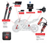 <p><span style="font-size: medium;"><strong>Front Fork Cartridge Adjustments:</strong></span></p>
<ul>
<li>Electronic Adjustment</li>
<ul>
<li>Rebound</li>
<li>Compression</li>
</ul>
</ul>
<ul>
<li>Hydraulic Adjustment</li>
<ul>
<li>Spring Preload</li>
</ul>
</ul>
<p><span style="font-size: medium;"><strong>Rear Mono Shock Adjustments:</strong></span></p>
<ul>
<li>Electronic Adjustment</li>
<ul>
<li>Rebound</li>
<li>Compression</li>
<li>Spring Preload</li>
</ul>
</ul>
<ul>
<li>Manual Adjustment</li>
<ul>
<li>Length</li>
</ul>
</ul>
<p><a style="color: blue;" href="%%GLOBAL_ShopPathSSL%%/content/Bitubo/Instructions/H0152DST216_English.pdf" target="_blank">Click here to view Installation Instructions</a></p>
<p><a style="color: blue;" href="%%GLOBAL_ShopPathSSL%%/content/Bitubo/Instructions/DigiShox_Manual_English.pdf" target="_blank">Click here to view DigiShox User Manual</a></p>
<div class="moretab" data-title="Product Details">
<p><span style="font-size: large;"><strong>DigiShox System for the Honda Africa Twin</strong></span></p>
<p>DigiShox Electronic Suspension System CRF1000L Africa Twin ABS (2018). A computer-controlled system that adjusts the ride characteristics and performance of your bike.</p>
<p>The Bitubo DigiShox system is composed of the multi patented ECH front cartridges, XXF rear mono shock, control unit with Bluetooth, control display indicating the status of the setting in use among the 12 available, E-lean drop sensor and a GPS sensor to determine speed and position.</p>
<p>Bitubo ECH cartridge kit is equipped with the hydraulic adjustment of the manual spring preload and electronic adjustment of compression and rebound. Bitubo XXF mono shock is equipped with the electronic adjustment of rebound, compression and preload, thanks to the use of the smallest and most efficient micro motors ever used before by any suspension company. These custom designed micro motors can increase the speed of control more than 30%, compared to any other similar system.</p>
<p>The units come equipped with 9 adjustments that are preset by the factory and can&rsquo;t be modified, as well as 3 adjustments that can be personalized by the user.</p>
<p>The inserted map is visible on the display through the choice of position 1, 2 or 3 and for each of them it is possible to choose the colors: red, green, blue or white.</p>
<p>Another exclusive feature of Bitubo DS system is the possibility to create more personalized set-ups through a downloadable app by Apple store or by Android Market. After downloading the App and selecting it, the user will be faced with the 9 adjustments preset by Bitubo (not modifiable) and 3 more (in grey in the bottom of the application screen), customizable to suit the user. The user can then send his personalized set-ups through the application to the control unit via Bluetooth wireless technology; the set-ups are selectable through the handlebar selector also on the go, with a reaction time of the system of just 100 milliseconds.</p>
</div>
<div class="moretab" data-title="About Bitubo">
<p><iframe src="%%GLOBAL_ShopPathSSL%%/content/Descriptions/About_Bitubo_Description_Tab.html" width="100%" height="500" frameborder="0"></iframe></p>
</div>
