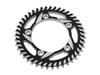 <ul>
<li>Improves performance by reducing the drive system's rotating mass</li>
<li>Lightweight 7075-T6 aerospace aluminum</li>
<li>Black and silver finish</li>
<li>Precision CNC machined individually for tightest tolerances</li>
<li>Ideal tooth design for perfected chain hold and release</li>
<li>This sprocket for use with a 525 chain</li>
</ul>
<div class="moretab" data-title="Product Details">
<p>Based in the USA, Vortex has been manufacturing top quality racing components since 1995. Owned and operated by motorcycle racers, they focus on absolute quality. Each of their race components are made to the tightest tolerances with the best quality materials for the application. Vortex tests on the track with direct feedback from top professional race teams worldwide.</p>
</div>