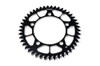 <ul> <li>Improves performance by reducing the drive system's rotating mass</li> <li>Lightweight 7075 T6 aerospace aluminum</li> <li>Black and silver finish</li> <li>Precision CNC machined individually for tightest tolerances</li> <li>Ideal tooth design for perfected chain hold and release</li> <li>This sprocket for use with a 525 chain</li> </ul> <div class="moretab" data-title="Product Details"> <p>Based in the USA, Vortex has been manufacturing top quality racing components since 1995. Owned and operated by motorcycle racers, they focus on absolute quality. Each of their race components are made to the tightest tolerances with the best quality materials for the application. Vortex tests on the track with direct feedback from top professional race teams worldwide.</p> </div>