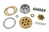 <p>One of the most effective and affordable performance upgrades for the Gen 3 Suzuki Hayabusa, the Ultra-Light Billet Clutch Mod replaces the factory back-torque-limiting (&ldquo;slipper&rdquo;) clutch components with a proven traditional clutch configuration.</p>
<p>The result is dramatically improved clutch control&mdash;especially during aggressive dead-stop launches. Unlike the stock setup, which can produce a grab-and-jerk response, this conversion delivers smooth, predictable engagement that allows the rider to feed power efficiently to the rear tire.</p>
<p>As an added benefit, removing the slipper mechanism significantly reduces abnormal wear associated with hard launches. Slipper-equipped bikes are prone to excessive heat, frequent adjustments, accelerated plate wear, and even drivetrain damage under high-load conditions. This conversion minimizes those risks while improving consistency, durability, and overall performance&mdash;on the street or at the strip.</p>
<p><strong>FEATURES</strong></p>
<ul>
<li>Converts the OEM assist/slipper (&ldquo;ramp-style&rdquo;) clutch to a traditional multi-plate design</li>
<li>Includes Brock&rsquo;s Performance Ultra-Light Billet Clutch Mod Kit, eliminating the factory back-torque limiter</li>
<li>Required for smooth, controlled dead-stop launches on 2022&ndash;2025 Hayabusa models</li>
<li>Eliminates bucking, grabbing, and clutch chatter during drag-style launches (<a style="color: blue;" href="https://www.youtube.com/watch?v=xztD27DF__I" target="_blank">watch video</a>)</li>
<li>Protects chain and drivetrain components from shock loading</li>
<li>Complete drop-in replacement - no modifications required</li>
<li>Designed exclusively for Suzuki Hayabusa Gen 3</li>
<li>Proven performance at XDA competition (<a style="color: blue;" href="https://youtu.be/iS5TFPDwL5A)" target="_blank">watch race highlight video</a>)&nbsp;</li>
</ul>
<p><strong>WHAT&rsquo;S INCLUDED</strong></p>
<ul>
<li>Brock&rsquo;s Ultra-Light Billet Pressure Plate</li>
</ul>
<p><strong>Ultra-Light Billet Clutch Mod Kit</strong></p>
<ul>
<li>Completely removes the OEM back-torque limiter</li>
<li>Eliminates launch bucking, chatter, and grab</li>
<li>Improves drivetrain protection and clutch longevity</li>
<li>Smoother engagement for quicker, more consistent ETs</li>
<li>CNC-machined from billet 7075 aluminum</li>
<li>Mil-spec hard-anodized finish</li>
<li>60% lighter than stock for faster engine acceleration</li>
<li>Approximately 15% increase in lever pressure</li>
<li>Includes .180" clutch spring shim spacers</li>
</ul>
<p><strong>Genuine Suzuki OEM Components</strong></p>
<ul>
<li>(1) Inner Clutch Hub</li>
<li>(1) Steel Plate</li>
<li>(2) Friction Plates</li>
<li>(1) Input Shaft Washer</li>
<li>(1) Input Shaft Spacer</li>
<li>(6) Clutch Spring Support Studs</li>
<li>(6) Clutch Spring Bolts</li>
<li>(6) Clutch Springs</li>
</ul>
<p><strong>INSTALL</strong></p>
<ul>
<li><a style="color: blue;" href="%%GLOBAL_ShopPathSSL%%/content/Instructions/Hayabusa/992248.pdf" target="_blank">Click here to view installation instructions</a>&nbsp;</li>
<li><a style="color: blue;" href="https://youtu.be/2NlvI-3ns-k" target="_blank">Watch&nbsp;Clutch Conversion Kit w/ Ultra Mod Installation</a>&nbsp;</li>
<li>For additional support, see the Hayabusa OEM Service Manual</li>
<li>For replacement steels and fibers,&nbsp;<a style="color: blue;" href="%%GLOBAL_ShopPathSSL%%/suzuki-oem-clutch-plate-kit-hayabusa-08-20/" target="_blank">click here</a>&nbsp;</li>
</ul>
<p><strong><span style="color: #ff0000;">ATTENTION:</span></strong> <strong>Although casual riding is generally unaffected after the installation of this product, some rear wheel &lsquo;chirp, hop or chatter&rsquo; may be noticed, depending upon rider habits. All Brock&rsquo;s Performance products are designed for Competition Use Only. Please see our&nbsp;<a style="color: blue;" href="http://blog.brocksperformance.com/terms-and-conditions/" target="_blank">Terms and Conditions</a>&nbsp;page for additional information.</strong></p>