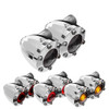 <ul>
<li>Juicer 3 in 1 chrome brake lamp (Brake, running, and turn signal)</li>
<li>Simple, yet aggressively detailed styling</li>
<li>Illuminated by LEDs behind a smoked lens</li>
<li>CNC machined from billet aluminum</li>
<li>Designed for custom applications</li>
<li>Not plug and play, wiring required</li>
</ul>
<p><em>Installation should be performed following the OEM Harley-Davidson Service Manual and torque specifications</em></p>
<div class="moretab" data-title="About Vity's Design">
<p>Vity's goal is to dedicate the highest effort we possibly can into our original, custom designed products for your beloved Harley Davidson. Quality and customer satisfaction is imperative to us. We also love our heritage that helped us greatly in the process of creating this brand. Italian craftsmanship at its best.</p>
<p>Vity&rsquo;s Design showcases the natural beauty of CNC machining, in most products, by intentionally omitting final finishing processes such as tumbling, stonewashing, burnishing, or polishing.</p>
<p>The following quote from Vity's Design Founder, Matteo Vitali is translated from Italian: "From the incredible passion for Harley Davidson, my every single iron take shape. From a deep and meticulous study of materials, shapes and color, my accessories come to life."</p>
</div>
