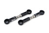<ul>
<li><strong>100% designed, manufactured, and assembled in the USA&nbsp;using only the finest certified US materials</strong></li>
<li>Quick and easy seat height adjustment</li>
<li>Lower center of gravity = lower elapsed times</li>
<li>Fully-adjustable without removing links from bike</li>
<li>Unique &lsquo;window&rsquo; design shows minimum thread engagement<br />for added safety assurance</li>
<li>CNC machined 6061-T6 billet aluminum link ends</li>
<li>Adjustment rods are constructed from high-tensile strength<br />stainless steel with rolled threads</li>
<li>Jam nuts constructed from corrosion resistant stainless steel</li>
<li>Mil-spec black anodized finish with laser etched logos</li>
<li>Installs using OEM mounting hardware</li>
<li>Complete set weighs only 9.2 oz. (261g)</li>
<li><a style="color: blue;" href="%%GLOBAL_ShopPathSSL%%/content/Instructions/OTHER/996447.pdf" target="_blank">Click here for Window Link Adjustment Consistency Instructions</a></li>
</ul>
<p><strong>Note:</strong> Using the supplied spacers, <a style="color: blue;" href="%%GLOBAL_ShopPathSSL%%/content/images/R1_Window_Link_Spacer_Location_Example_Zoom.jpg" target="_blank">install one (1) in each mounting location</a> between the window link ends and the OEM relay arm / swingarm.</p>
<div class="moretab" data-title="Product Details">
<p>Innovative &lsquo;window&rsquo; allows remaining thread engagement to be visually inspected unlike many other fully-adjustable links on the market. This simple idea can prevent a potentially hazardous situation which could occur if the ends pulled out during the launch or down track. Links allow for ultra-fine rear ride height adjustments without removal from the bike. Corrosion free stainless steel construction with ultra-trick black anodized aluminum ends.</p>
<p>Allows rear ride height adjustments without removing links from bike. Use stock links (and/or calipers) as a guide with equal threads showing in each window, and then count the same number of flats on the adjustment rods on each link to adjust ride height. Use the window as a final inspection.</p>
<p><strong>Note:</strong> Window Links&trade; are not designed for off-road use</p>
</div>