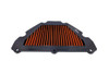 <ul>
<li>Single-layer polyester</li>
<li>P08 material is currently used in MotoGP and WSBK</li>
<li>Innovative polyester material allows for consistent airflow</li>
<li>Steel wire mesh with epoxy varnish finish</li>
<li>Optimized filter surface area provides more airflow, more power, and more filtration</li>
<li>Increased air permeability and filtration efficiency when compared to cotton air filters</li>
<li>Airflow: 5,050 l/m<sup>2</sup>/sec. / Filtration: 80&mu;m</li>
<li>Can be cleaned using only compressed air</li>
<li>Dry filter, no oil treatments required</li>
<li>Direct OEM replacement</li>
<li>1-year warranty</li>
<li><em>See technical tab for additional fitment listing</em></li>
</ul>
<div class="moretab" data-title="Product Details">
<p><iframe src="%%GLOBAL_ShopPathSSL%%/content/Descriptions/Sprint_Filter_Product_Details_Tab_P08.html" width="575" height="500" frameborder="0"></iframe></p>
</div>
<div class="moretab" data-title="Technical">
<p><strong>OEM Reference:</strong> Kove 343-10-00</p>
</div>
