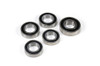 <ul>
<li>Set includes 2 front and 3 rear bearings</li>
<li>Quicker elapsed times and higher MPH&rsquo;s</li>
<li>Ceramic bearings offer 40% less friction than steel</li>
<li>Less friction = More horsepower</li>
<li>60% less rotating weight</li>
<li>Low tension, maintenance free dust seals</li>
<li>Mobil&reg; Polyrex&reg; light weight aerospace grease</li>
<li>Bearing life 3 to 5 times longer than steel</li>
<li>Lower vibration levels</li>
<li>Cooler running</li>
<li>No extra maintenance required</li>
<li>2 year warranty</li>
<li>100% hand assembled in the USA to exacting specifications</li>
<li><a style="color: blue;" href="http://blog.brocksperformance.com/why-choose-worldwide-bearings/" target="_blank"><em>Why Choose Worldwide Bearings?</em> - Read More</a></li>
<li><a style="color: blue;" href="https://youtu.be/MUGYfVySi5A" target="_blank">Worldwide Bearings Ceramic Ball Torture Testing <strong>(Video)</strong></a></li>
</ul>
<p><strong>*For BST wheel replacement bearings contact: <a style="color: blue;" href="mailto:sales@brocksperformance.com?Subject=BST%20Wheel%20Bearing%20Question">sales@brocksperformance.com</a></strong></p>
<div class="moretab" data-title="Product Details">
<p><strong>Wheel Bearing Location Breakdown:</strong></p>
<ul>
<li><strong>Front Wheel:</strong> <a style="color: blue;" href="%%GLOBAL_ShopPathSSL%%/ceramic-wheel-bearing-cb-6005/" target="_blank">(2x) CB-6005</a></li>
<li><strong>Rear Wheel:</strong> <a style="color: blue;" href="%%GLOBAL_ShopPathSSL%%/ceramic-wheel-bearing-cb-60-28/" target="_blank">(2x) CB-60/28</a></li>
<li><strong>Sprocket Carrier:</strong> <a style="color: blue;" href="%%GLOBAL_ShopPathSSL%%/ceramic-bearing-honda-sprocket-carrier-applications-cb-31bx6316-2rs/" target="_blank">(1x) CB-31BX6316-2RS</a></li>
</ul>
<p>The allure of going faster with less energy is appealing to almost anyone and the latest innovation to make bikes go faster is ceramic wheel bearings. Since the speed of a motorcycle is most determined by the performance of its rotating parts, investing in ceramic wheel bearings by Worldwide Bearings is a logical choice for the serious rider. Look for them in the winner&rsquo;s circle.</p>
<p>Worldwide Hybrid Ceramic Bearings utilize SAE 52100 high-carbon chromium steel races, this air-melted alloy is clean, hard, and wear resistant, combined with Grade 5 Silicon Nitride balls. All ceramic bearings come with low friction removable seals.</p>
<p><em>All Worldwide Bearings come with a 2 year warranty.</em></p>
</div>