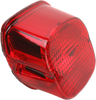 DRAG SPECIALTIES Laydown Taillight Lens with Bottom Tag Lens 2010-0783