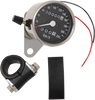 DRAG SPECIALTIES 2.4" Mini Mechanical Speedometer 2210-0331
