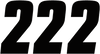 Factory Effex Number Stickers 890082