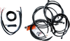 La Choppers Complete Midnight Braided Handlebar Cable Brake Line Kit Standard La8053Kt213M