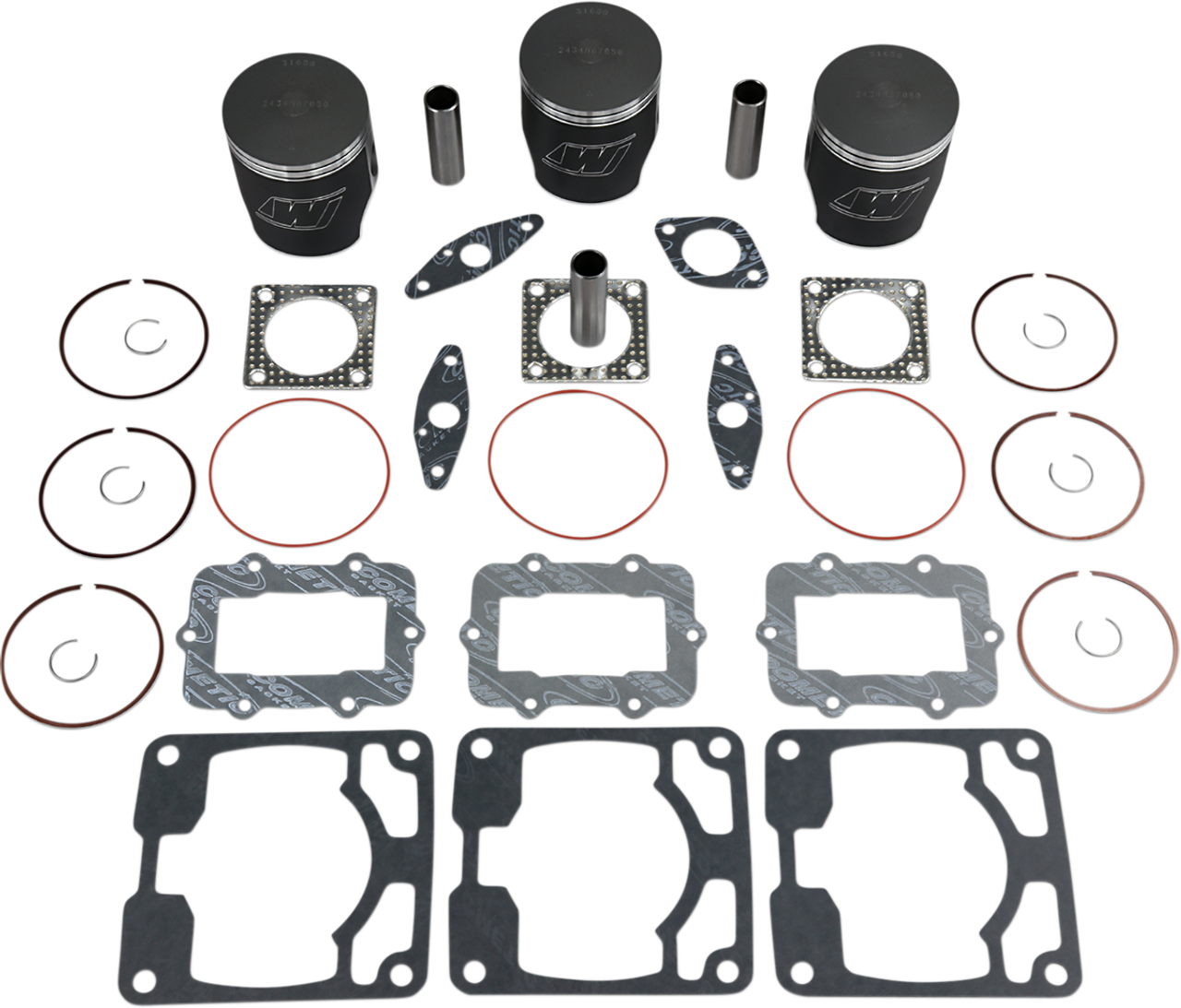 Wiseco Piston Kit With Gaskets For Snowmobile Sk1241