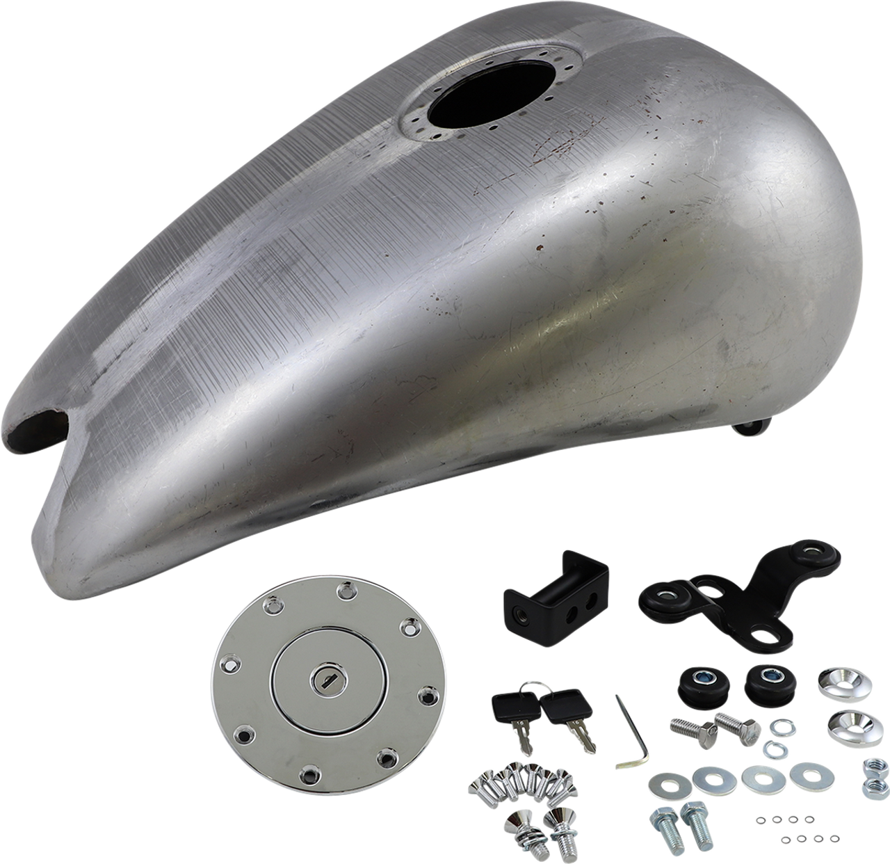DRAG SPECIALTIES Extended Smooth Top Gas Tank DS390392