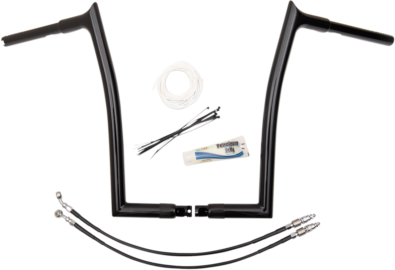 Fat Baggers Inc. 1-1 4" Ez Install Pointed Top Handlebar Kit 909316B