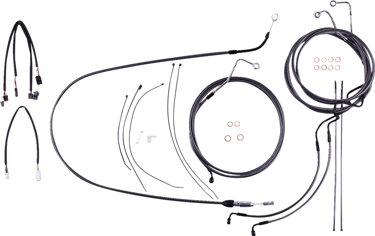 Magnum Shielding Karbonfibr Designer Handlebar Installation Kit 7871192