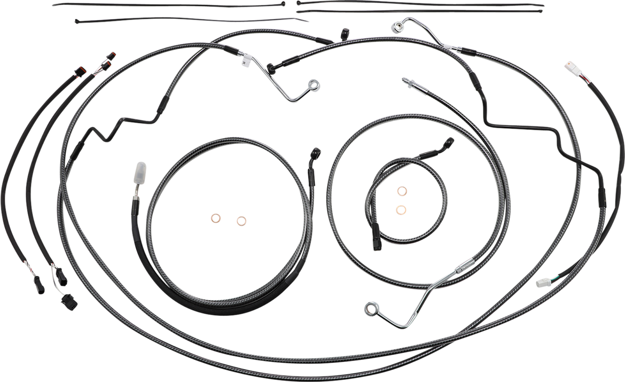 Magnum Shielding Karbonfibr Designer Handlebar Installation Kit 787871