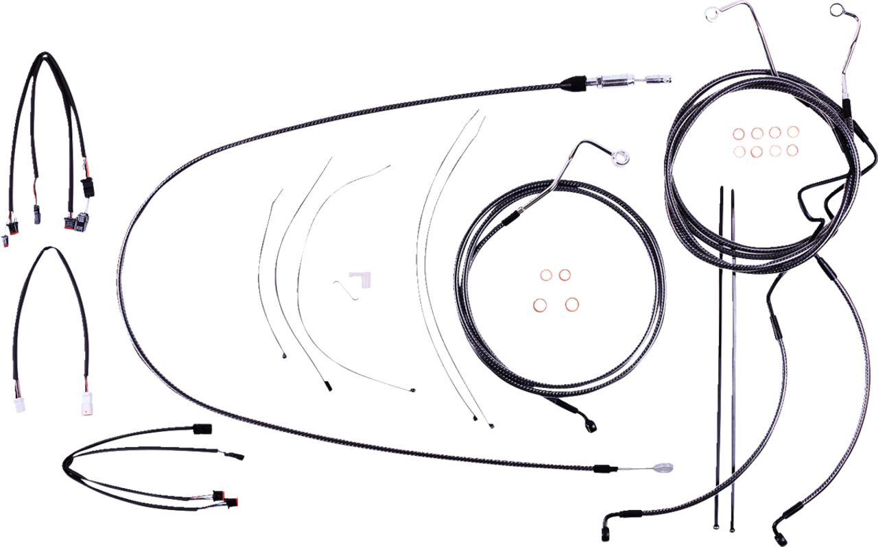 Magnum Shielding Karbonfibr Designer Handlebar Installation Kit 7871201