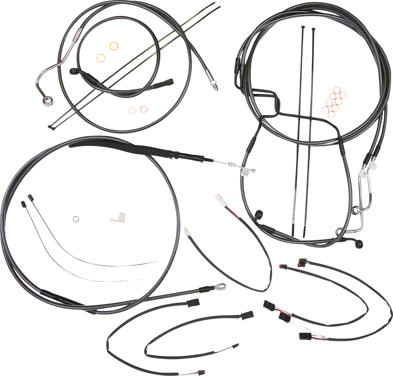 Magnum Shielding Black Pearl Designer Handlebar Installation Kit 4871012