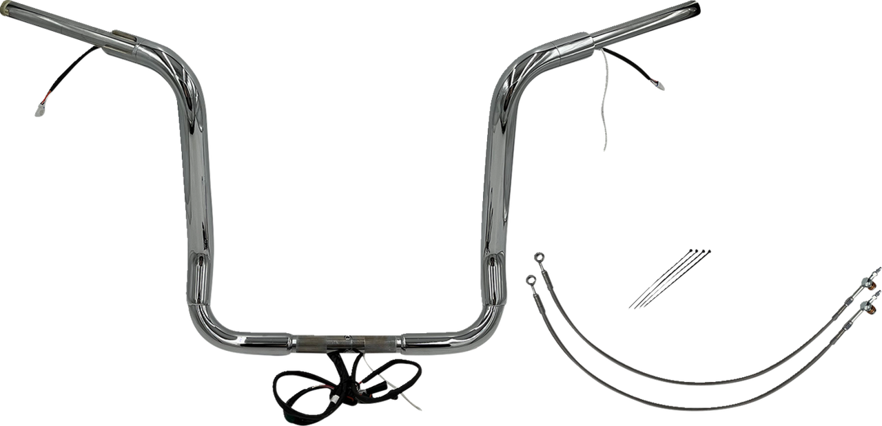 Fat Baggers Inc. Ez Install Wired 1-1 2" Round Top Handlebar Kit 802516