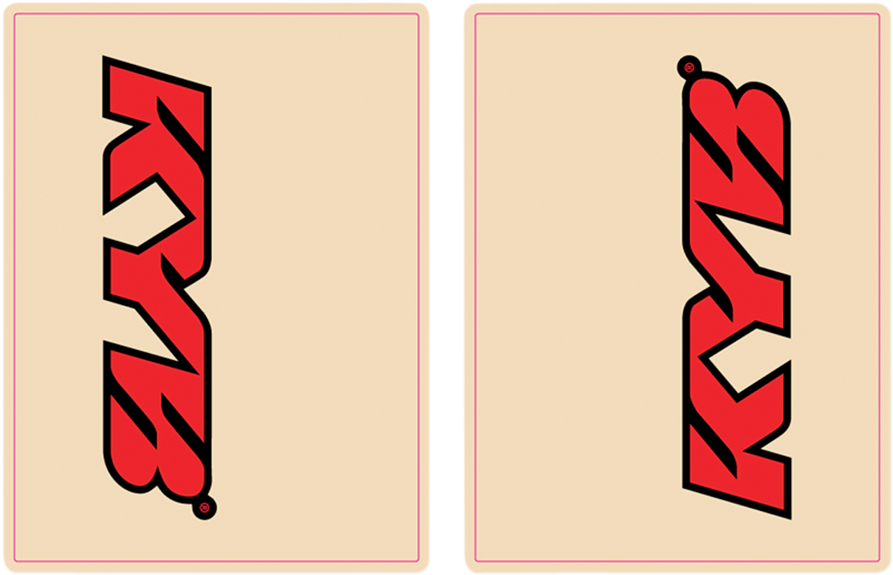 Flu Designs Inc. Upper Fork Decals 1016