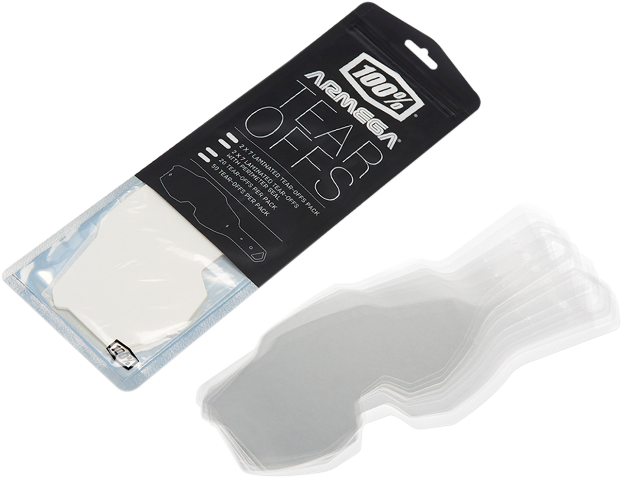 100% Armega Goggle Tear-Offs 5905800001