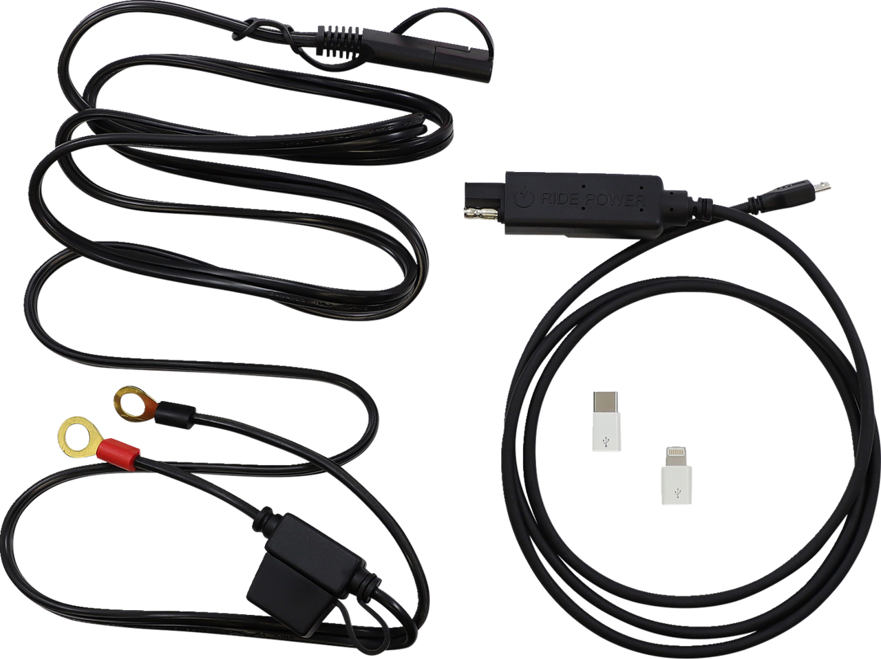 Ridepower 10' Phone Charging Cable Kit With Intelligent Electronic Charging Technology Rpabt6Ia