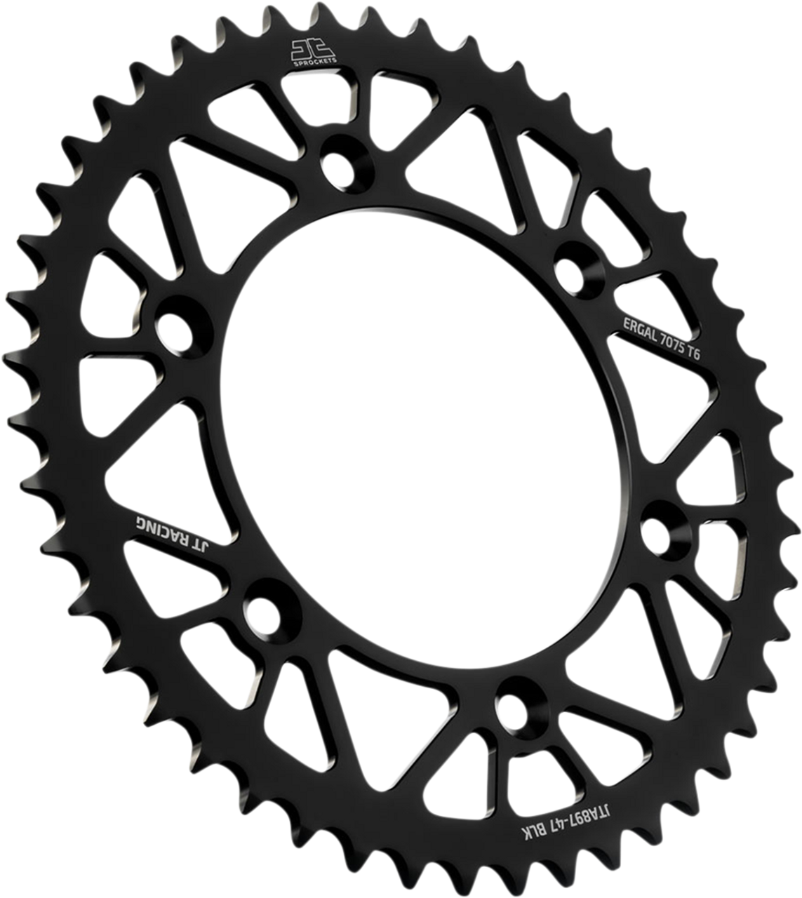 Jt Sprockets Racelite Aluminum Rear Sprocket Jta89747Blk