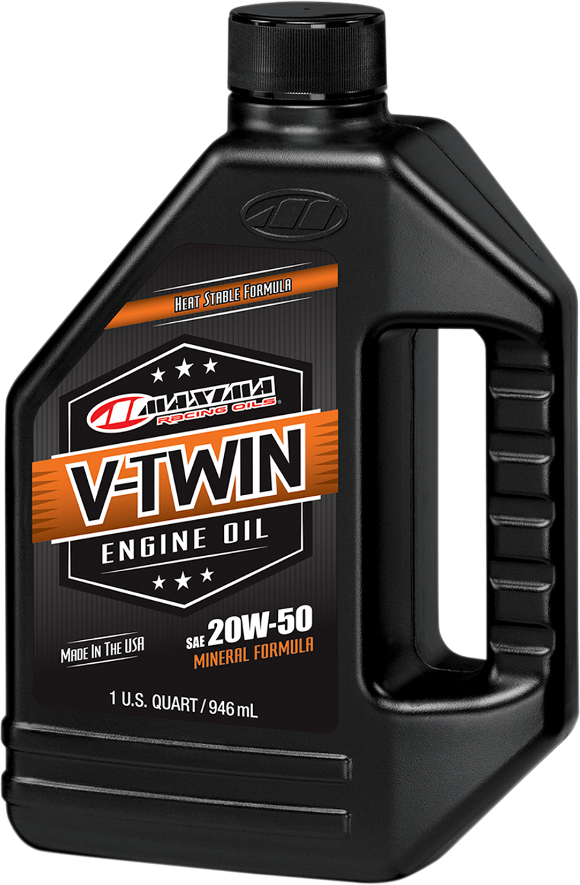 Maxima Racing Oil V-Twin Mineral Engine Oil 3006901