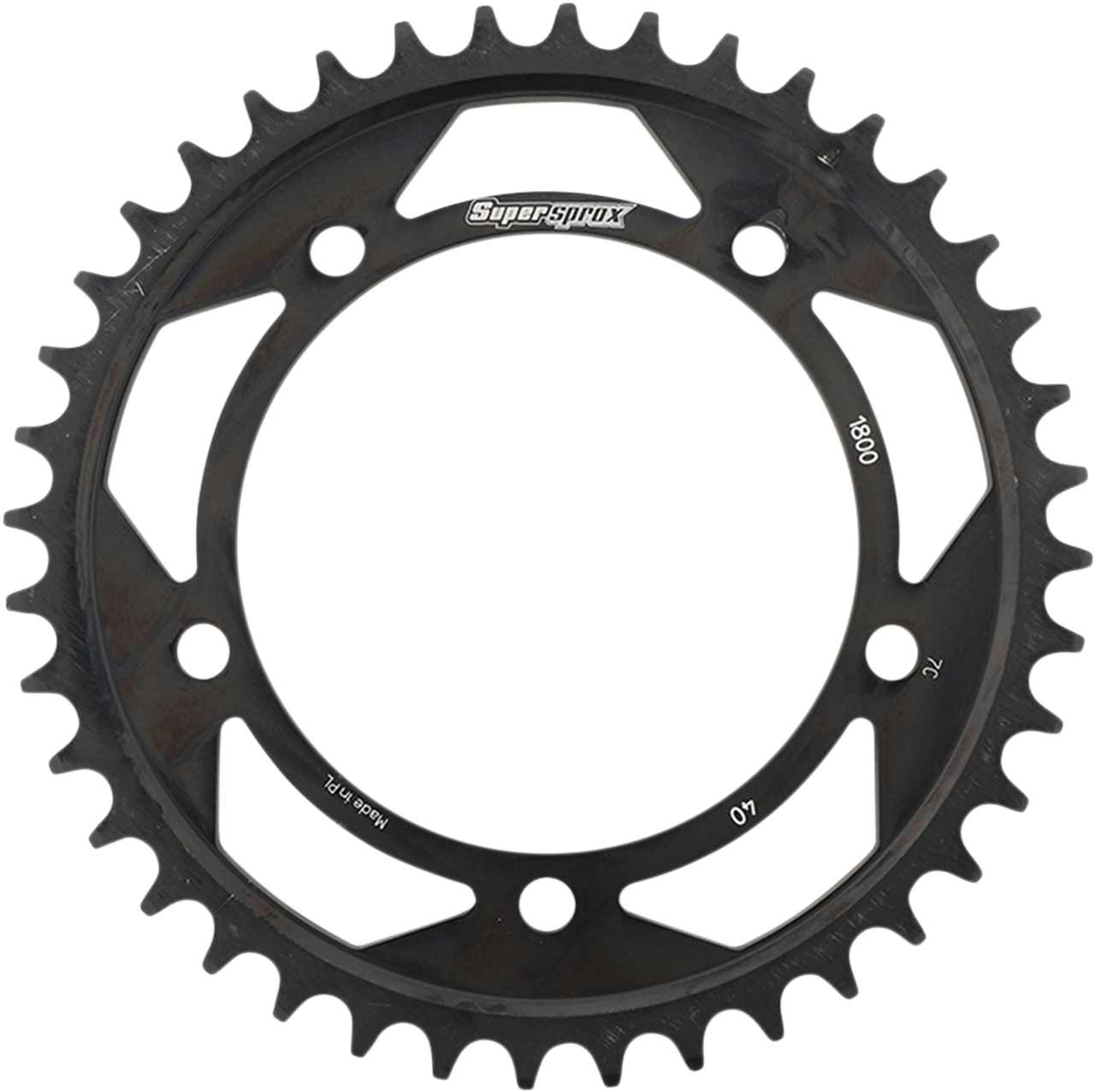 Supersprox Racing Steel Rear Sprocket Rfe180040Blk