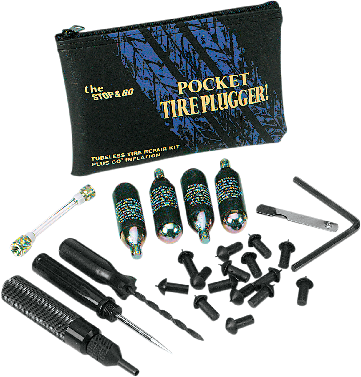 Stop & Go International Pocket Tire Plugger With Co? Kit 1001