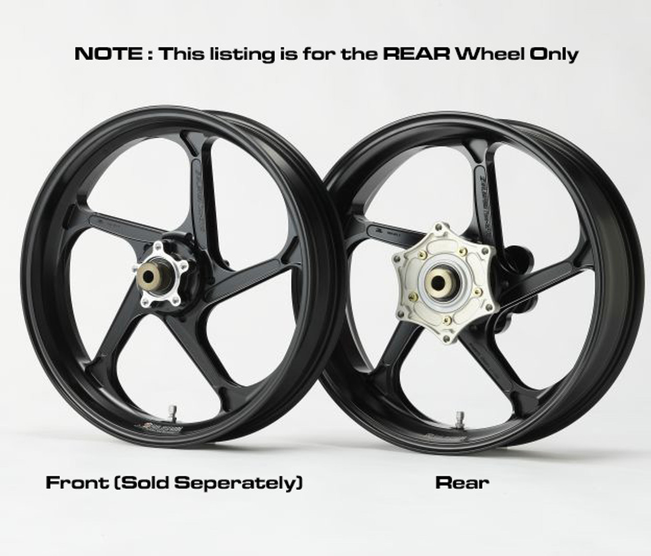 Galespeed Yamaha R7 MT-07 MT-09 Type-GP1S Rear Wheel Black