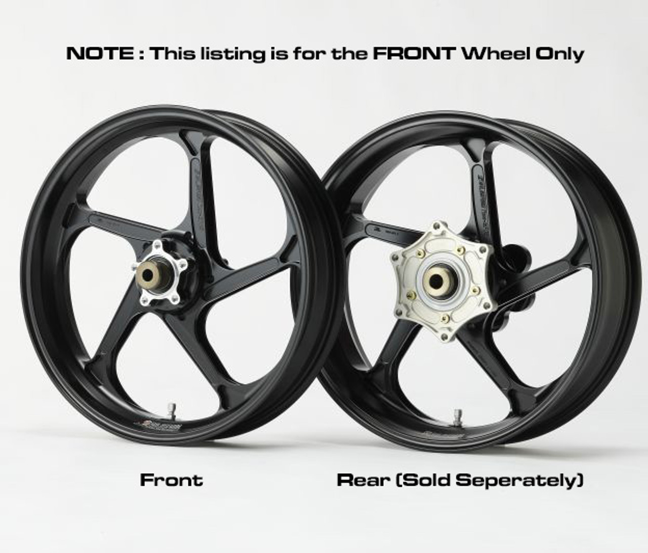 Galespeed Kawasaki ZX-10R Type-GP1S Front Wheel Black Galespeed Kawasaki ZX-10R Type-GP1S Front Wheel Black