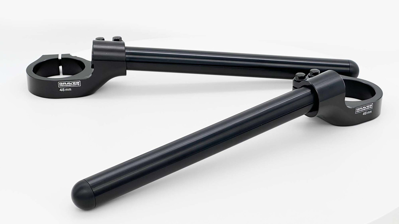 48mm Riser Mount Clip-on Handlebars 48mm Riser Mount Clip-on Handlebars