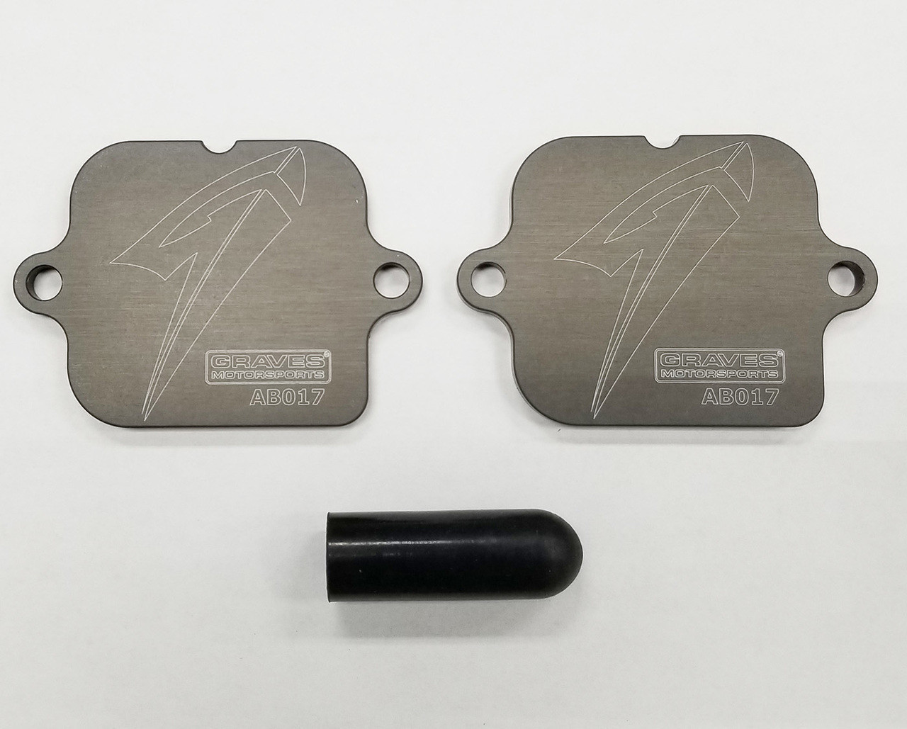 カン Graves Motorsports Smog Block Off Plates for Honda CBR model Sport