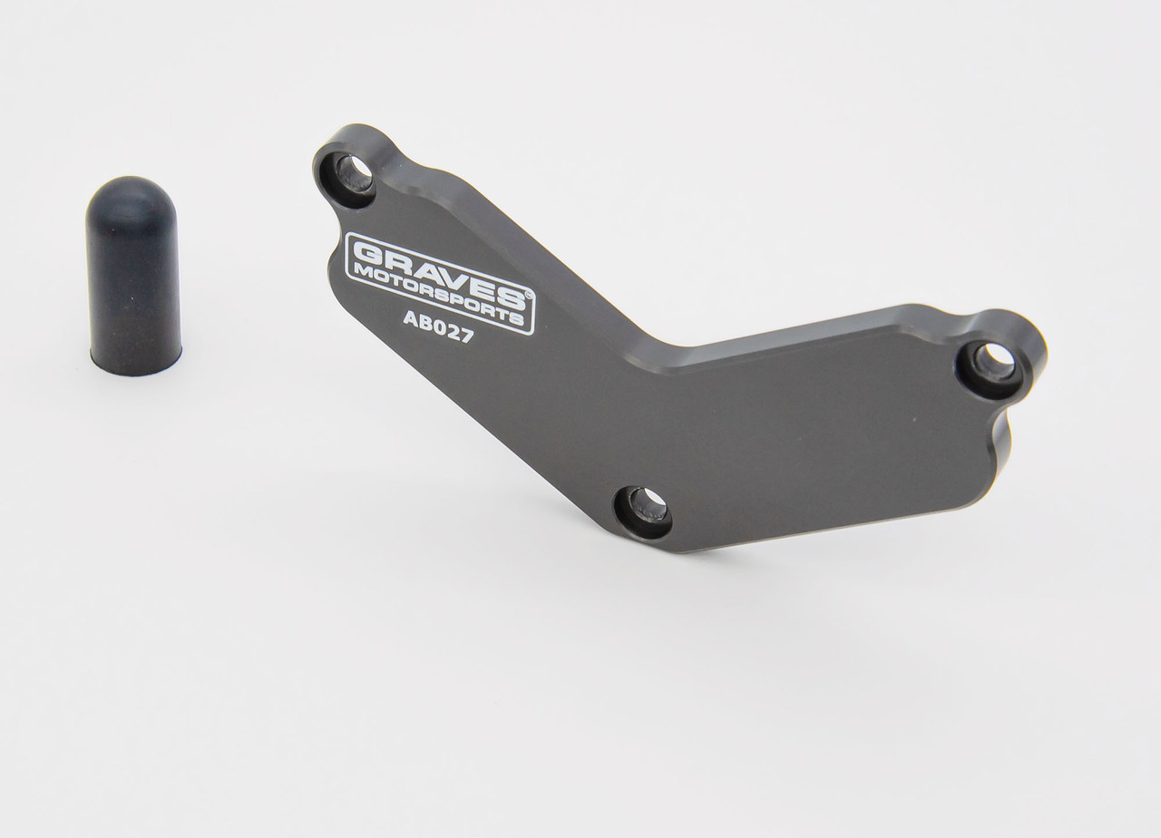 Graves Motorsports Aprilia 660 Smog Block Off Plate Graves Motorsports Aprilia 660 Smog Block Off Plate