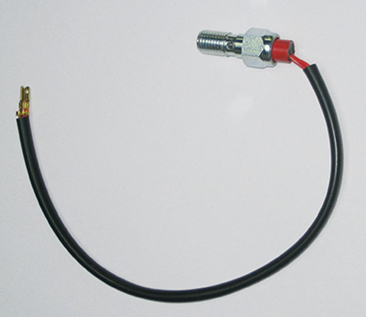 Graves Banjo bolt pressure switch for brake light activation. Graves Banjo bolt pressure switch for brake light activation.