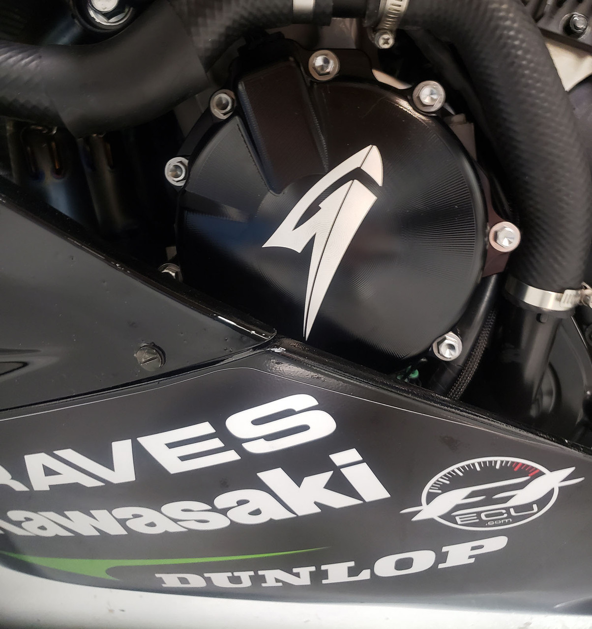 Graves Motorsports Kawasaki ZX-6R Left Engine Cover - North Texas