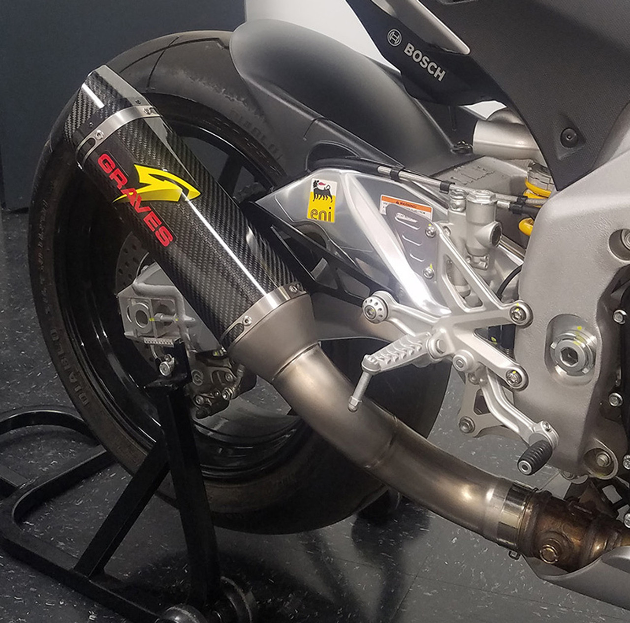Graves Motorsports Aprilia RSV4 Cat Eliminator Exhaust Graves Motorsports Aprilia RSV4 Cat Eliminator Exhaust