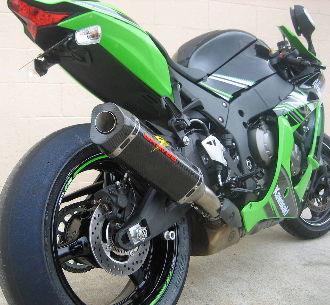 Kawasaki ZX10r Cat Back Carbon Exhaust System