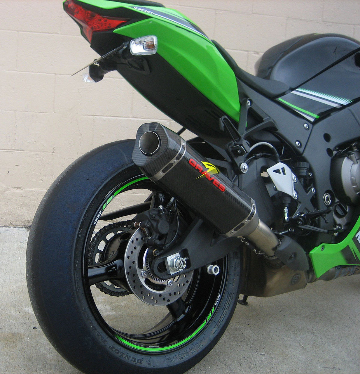 Kawasaki ZX10r Cat Back Carbon Exhaust System