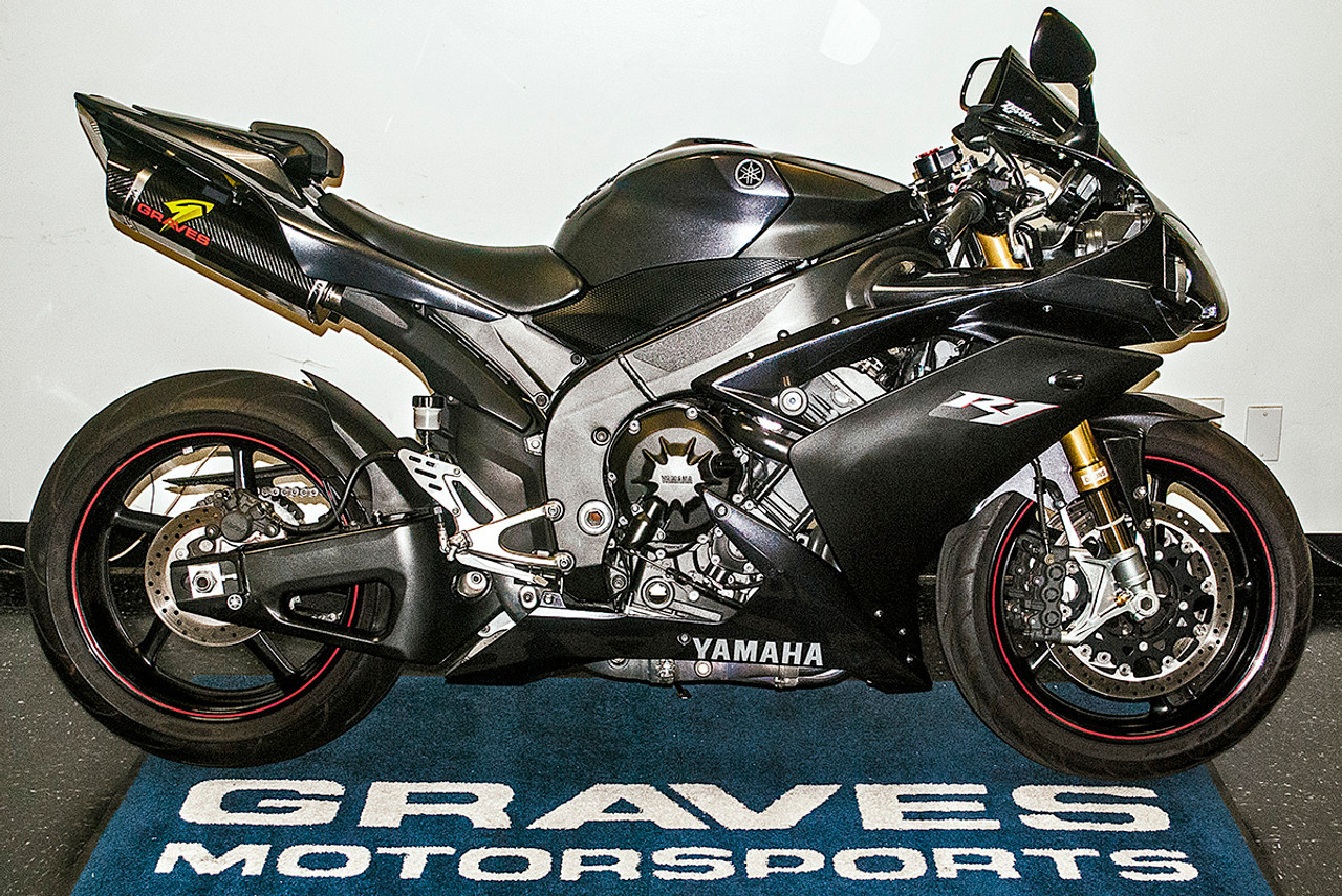 Graves Motorsports LINK R1 Cat Back Slip-on Titanium Exhaust Yamaha R1 2007-2008 Graves Motorsports LINK R1 Cat Back Slip-on Titanium Exhaust Yamaha R1 2007-2008