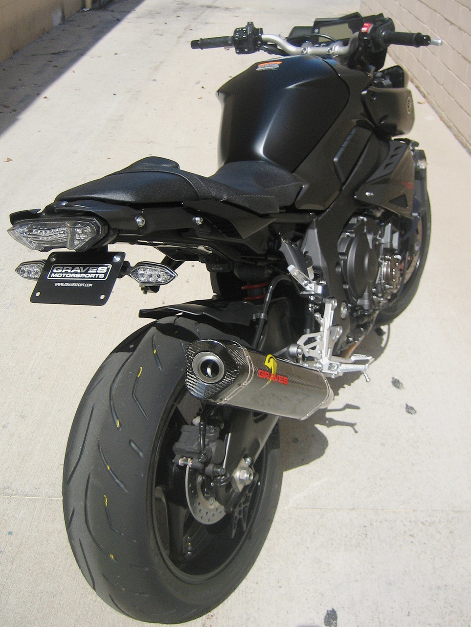 Graves Motorsports Yamaha FZ10 MT-10 Cat Eliminator Exhaust System