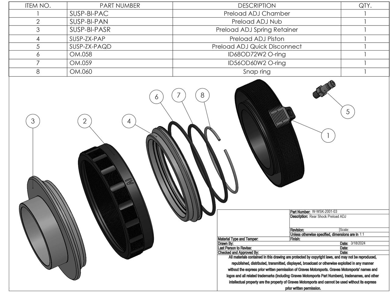 Graves Pneumatic Preload Adjuster for Bitubo Shocks Graves Pneumatic Preload Adjuster for Bitubo Shocks