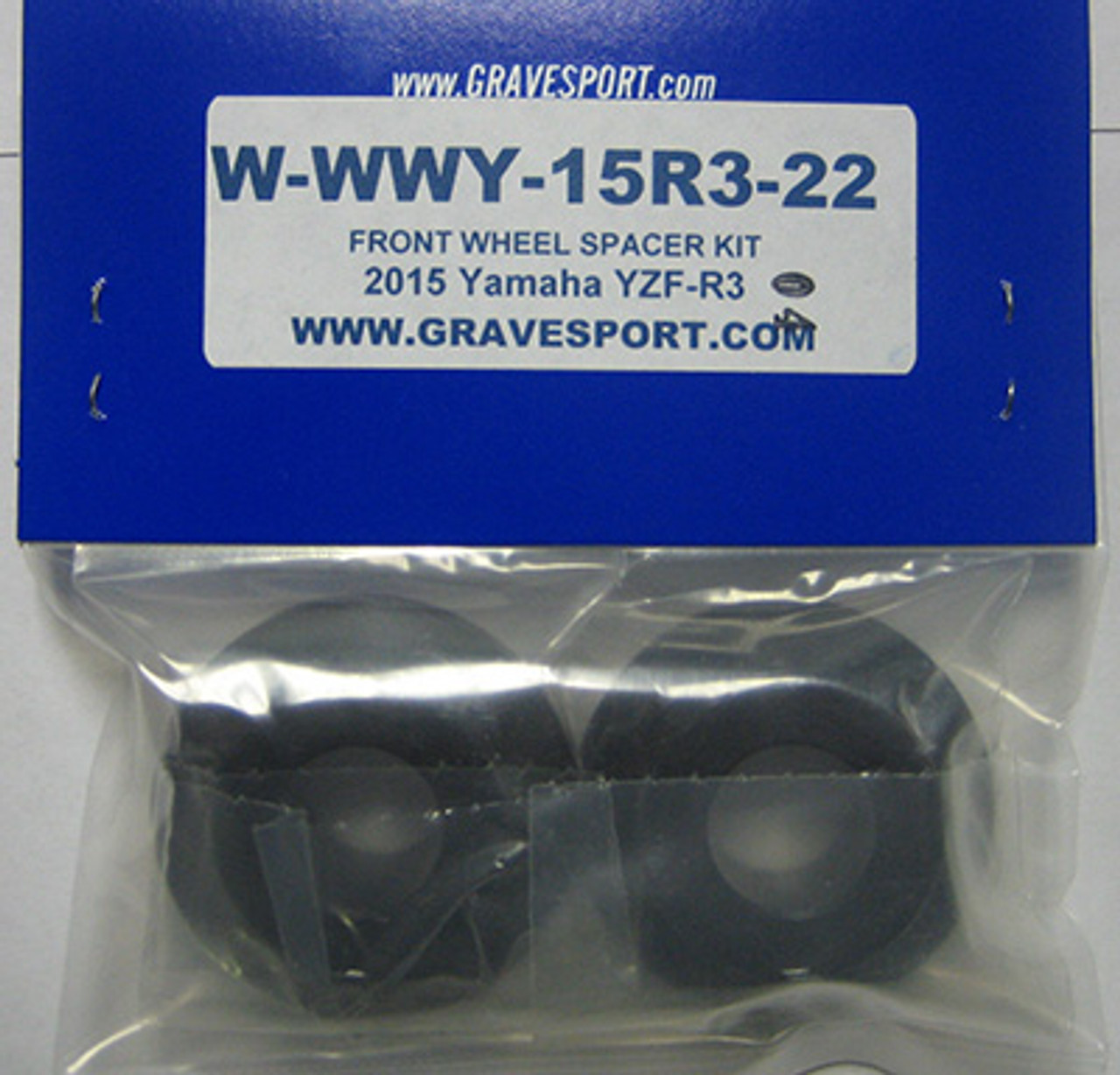 Graves Motorsports R3 WORKS Captive Front Wheel Spacer Kit