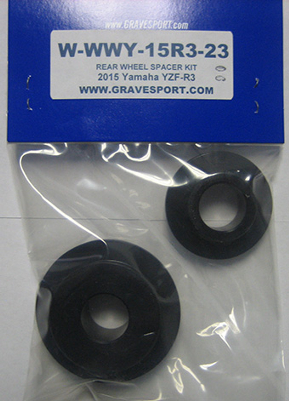 Graves Motorsports R3 WORKS Captive Rear Wheel Spacer Kit Graves Motorsports R3 WORKS Captive Rear Wheel Spacer Kit