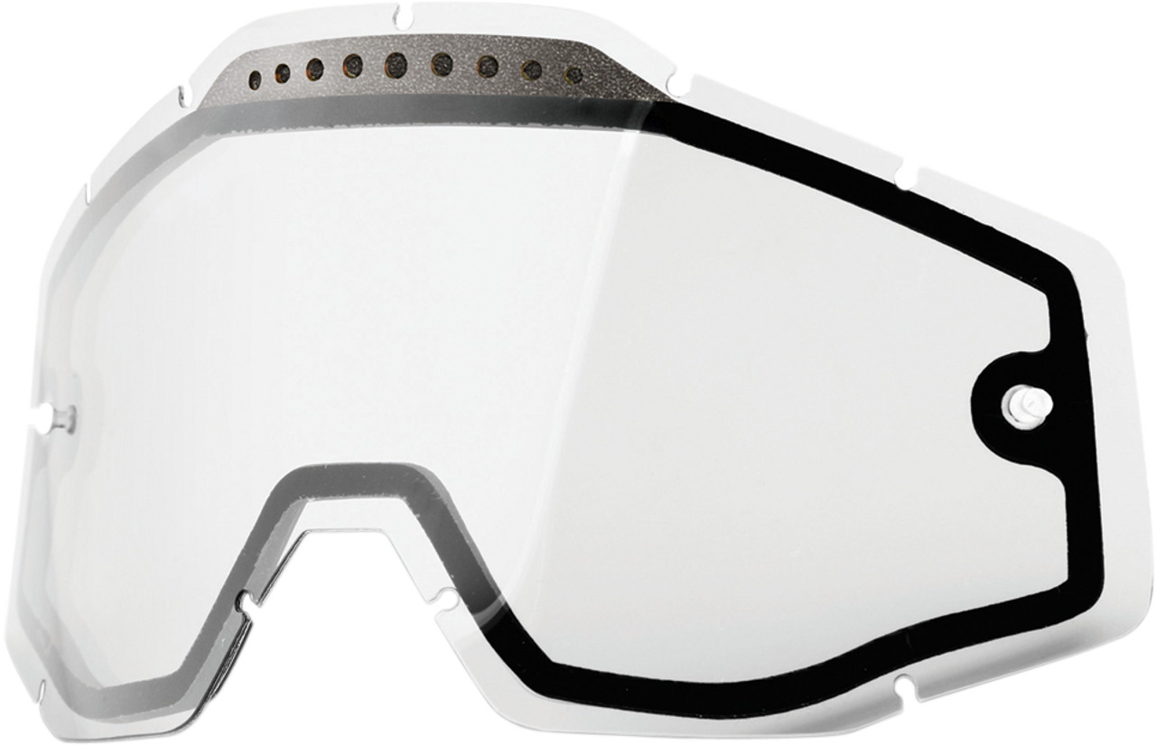 Accuri/Racecraft/Strata Lens - Vented Dual Pane - Clear | 100%