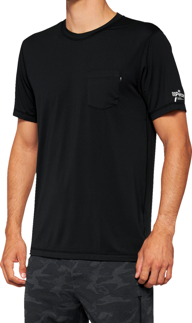Mission Athletic T-Shirt Black - Medium | 100%