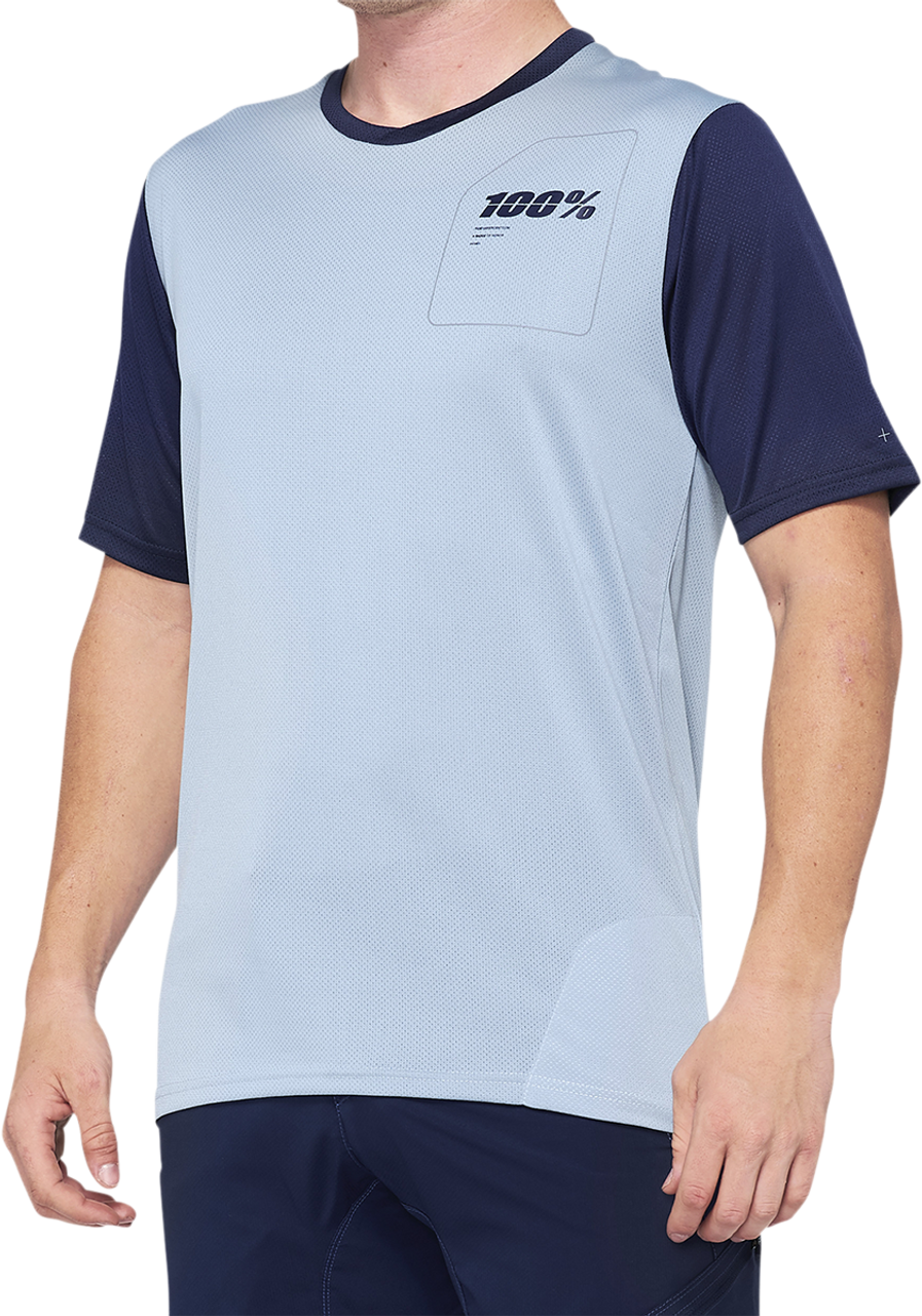 Ridecamp Short - Sleeve Jersey Blue/Navy - Small | 100%