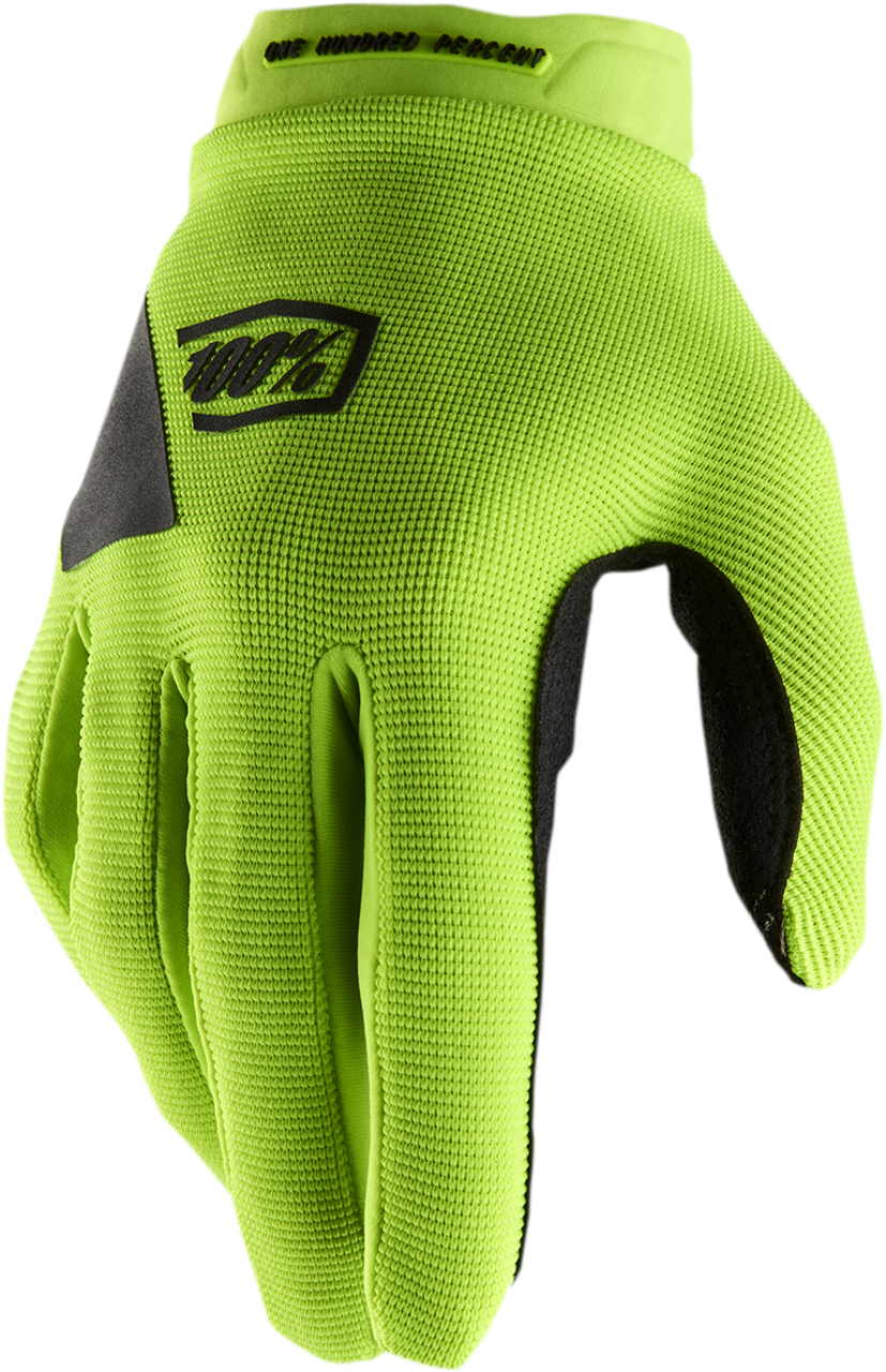 Women's Ridecamp Gloves Fluo Yellow/Black - Large | 100%