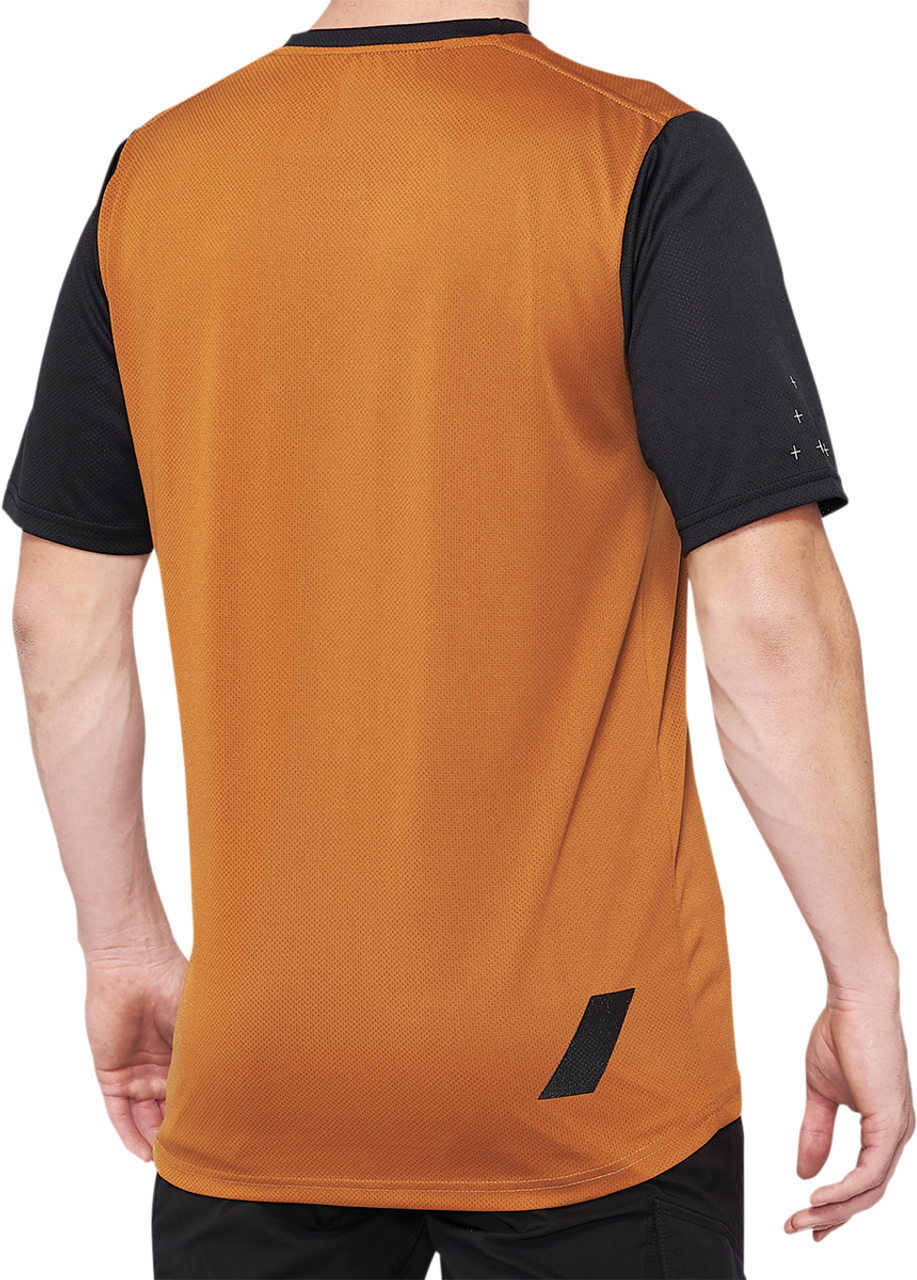 Ridecamp Short - Sleeve Jersey Terracotta/Black - Medium | 100%