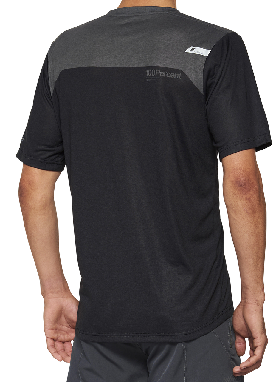 Airmatic Short - Sleeve Jersey Black/Charcoal - Large | 100%