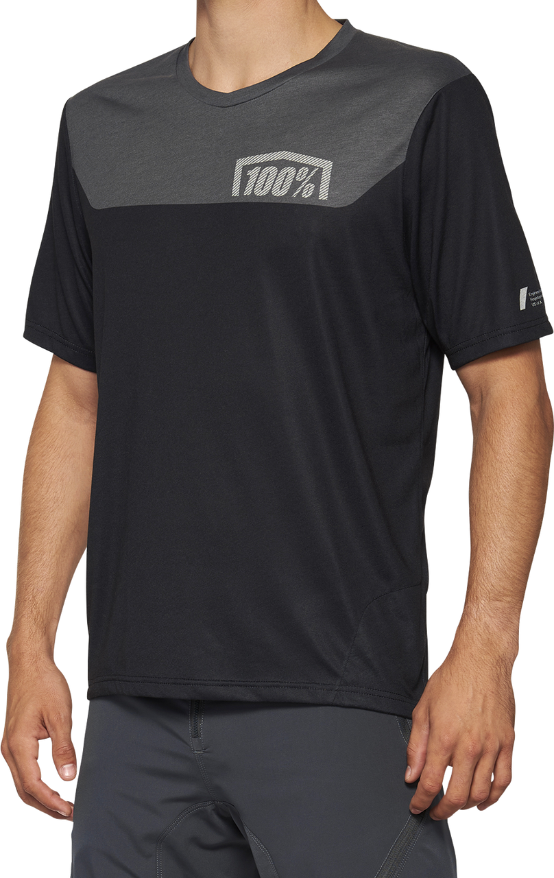 Airmatic Short - Sleeve Jersey Black/Charcoal - XL | 100%